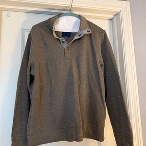 Men's Classic Gray/green Pullover Sweater